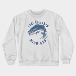 Lake Leelanau Michigan Crewneck Sweatshirt